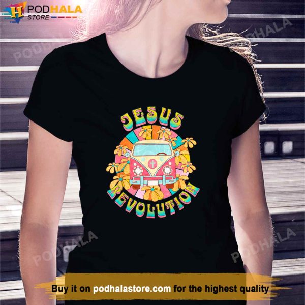 Jesus Revolution People Retro Van Bus Christian Faith T-Shirt
