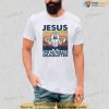 Jesus The Ultimate Deadlifter Retro Jesus Weightlifting Gym Funny Jesus Shirt
