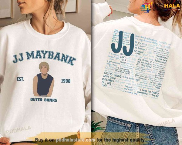 JJ Maybank Outer Banks Characters 2 Side Sweatshirt, John B Gift For Fans