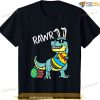 Kids Easter Trex Bunny Rawr Toddler Boys Easter Dinosaur Kids Funny Easter Shirt