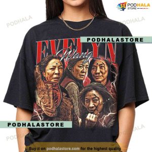 Limited Evelyn Wang Vintage T-Shirt, Everything Everywhere All At Once Shirt