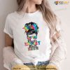 Mama Mommy Mom Bruh Messy Bun Tie dye Leopard Funny Mom life Shirt, Best Gift For Mother