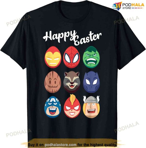 Marvel Easter Avengers Easter Eggs Funny Easter Shirt