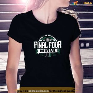 Miami Hurricanes Final Four 2023 Basketball Bold TShirt NCAA Gift For Fans 1