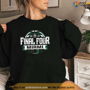 Miami Hurricanes Final Four 2023 Basketball Bold TShirt NCAA Gift For Fans 2