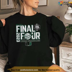Miami Hurricanes Final Four 2023 Basketball Dunk TShirt NCAA Gift For Fans 2