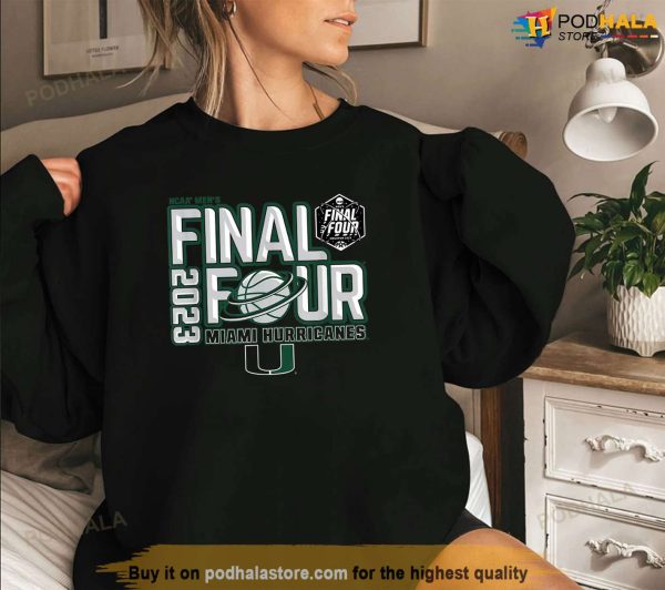 Miami Hurricanes Final Four 2023 Basketball Dunk Shirt, NCAA Gift For Fans