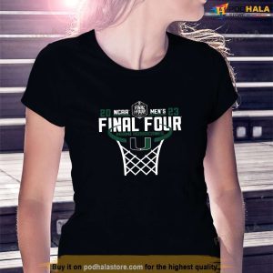 Miami Hurricanes Final Four 2023 Basketball Net TShirt NCAA Gift For Fans 1