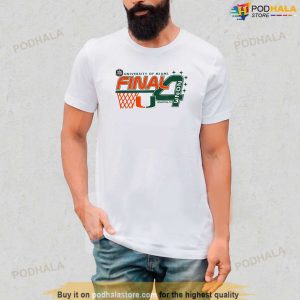 Miami Hurricanes Final Four 2023 Basketball Shirt, NCAA Merch