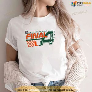 Miami Hurricanes Final Four 2023 Basketball Tshirt Ncaa Merch