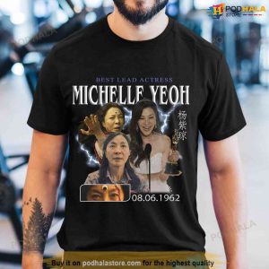 Michelle Yeoh Tee Michelle Yeoh Best Lead Actress Oscar 95th Eeaao Movie Gift