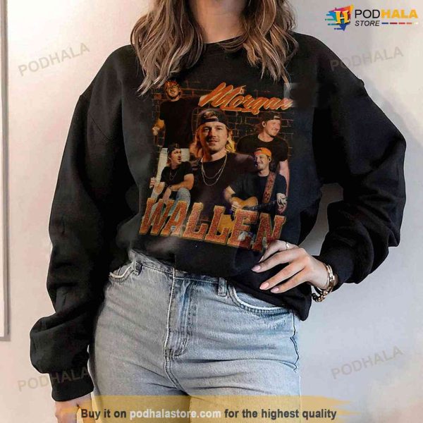 Morgan Wallen Shirt, 90s Vintage Morgan Wallen Country Music Sweatshirt
