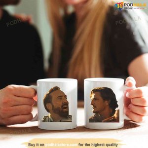 Nic Cag Mug, Pedro Pascal Mug, Funny Gift For Fans