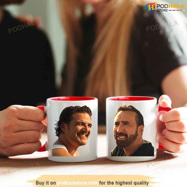 Nic Cag Mug, Pedro Pascal Mug, Trending Gift For Fans
