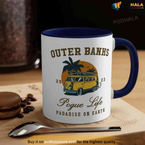 Outer Banks Pogue Life Mug, Outer Banks Mug, Paradise On Earth Coffee Mug