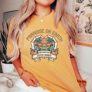 Paradise On Earth Outer Banks Tshirt Netflix Movie Tshirt For Fans
