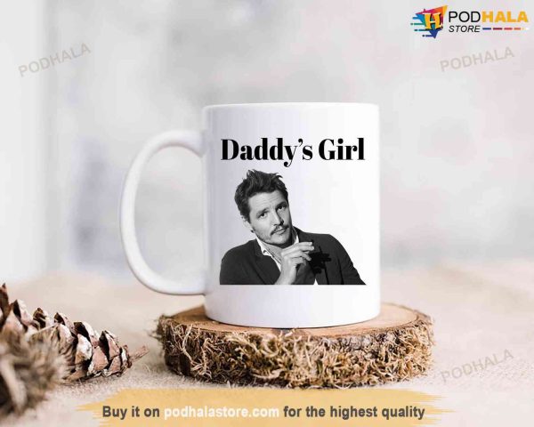 Pedro Pascal Daddy’s Girl Coffee Mug, 11oz Coffee Mug
