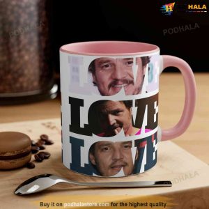 Pedro Pascal Love Coffee Mug Cute Gift Mug Hot Dad Mug 2
