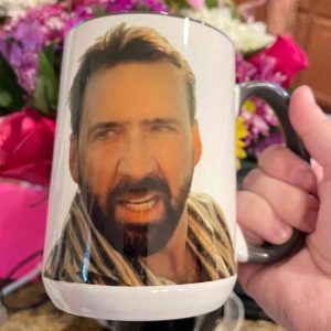 Pedro Pascal Mug Nic Cage On One Side Pedro Pascal On The Other Side 2