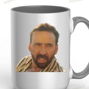 Pedro Pascal Mug Nic Cage On One Side Pedro Pascal On The Other Side 4