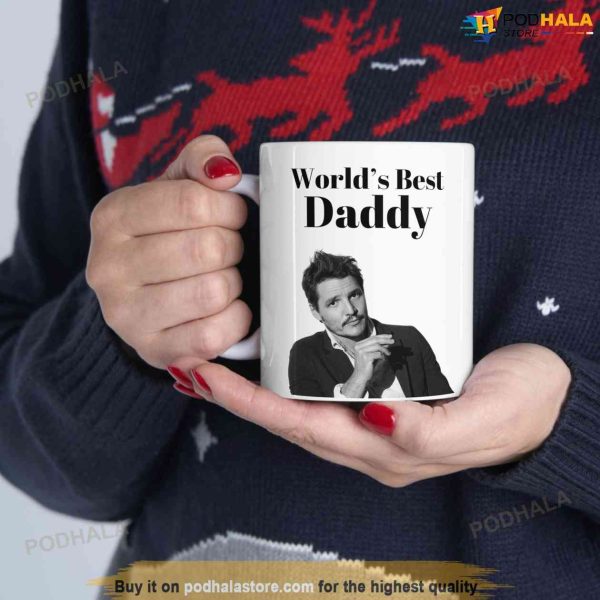 Pedro Pascal Mug, World’s Best Daddy Coffee Mug