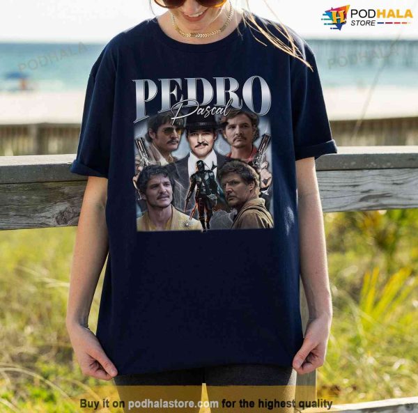 Pedro Pascal Shirt, Agent Whiskey, Joel Miller, Javier Peña TShirt