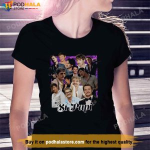Pedro Pascal Si Papi Shirt 90s Inspired Vintage TShirt For Fans