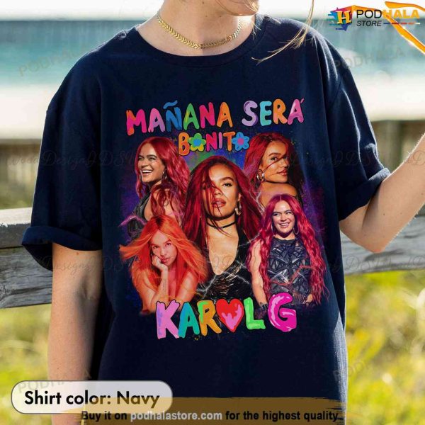 Red Hair Karol G Mañana será Monito Shirt, Tomorrow Will Be Nice Tee