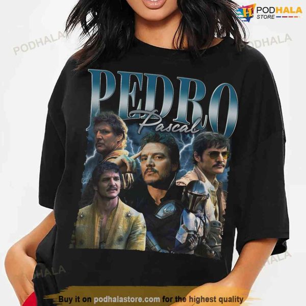 Retro Vintage Pedro Pascal Shirt, Pedro Pascal 90s Vintage T-Shirt