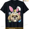 Shih Tzu Easter Bunny Dog Pet Owner Breeder Animal Lover T-shirt