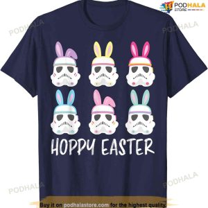 Star Wars Easter Storm Troopers With Ears Line Up Poster Funny Easter Shirt