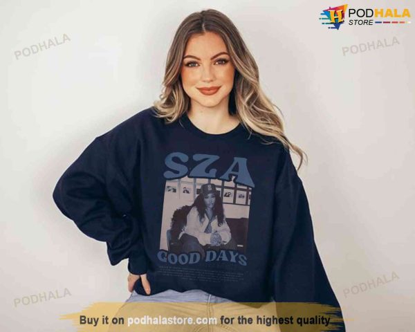 SZA Good Day Sweatshirt, Music RnB Singer Rapper Shirt