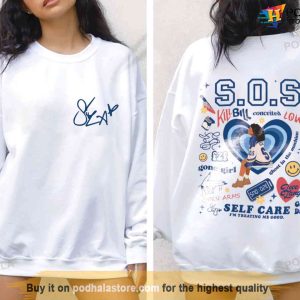 SZA SOS Full Tracklist Sweatshirt, Vintage SZA Shirt, Ghost At The Machine