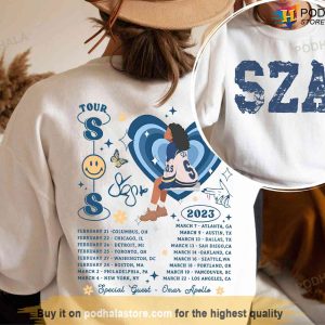 SZA Tour Sweatshirt, SOS Album Hoodie, SZA Tour 2023 shirt, Sza Merch