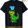 T Rex Easter Bunny Funny Dinosaur Boys Basket Stuffers Kids Funny Easter Shirt