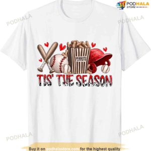 Tis The Season Baseball Game Day Sports Fan Baseball Lover T-shirt