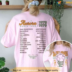 Vintage Aurora World Tour Daisy Jones And The Six Tshirt Aurora Tour Merch