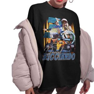 Vintage Bootleg Daniel Ricciardo Tshirt Formula 1 Tshirt For Fans