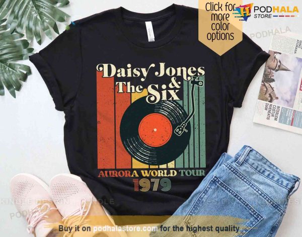 Vintage Daisy Jones and The Six Aurora Concert Shirt, Taylor Jenkins Reid Tee