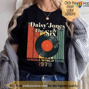 Vintage Daisy Jones And The Six Aurora Concert Shirt Taylor Jenkins Reid Tshirt