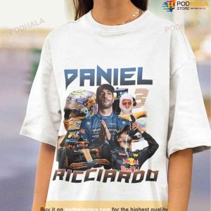Vintage Daniel Ricciardo Shirt, Gift For Daniel Ricciardo Fans