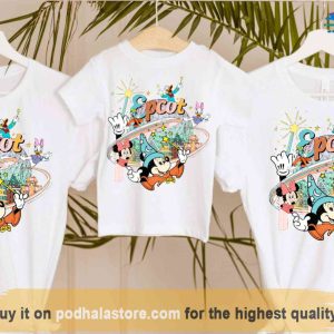 Vintage Disney Epcot Shirt, Epcot 1982 Shirt, Mickey And Friends Tee