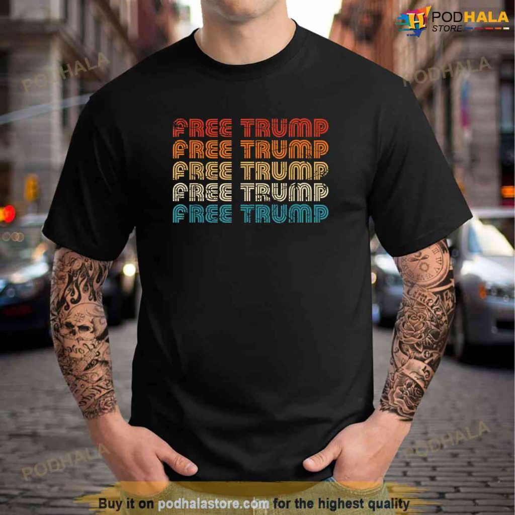 Vintage Free Donald Trump Republican Support Pro, Free Trump Shirt