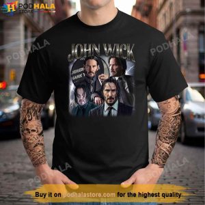 Vintage Keanu Reeves Shirt For Fans, John Wick Gift For True Fans