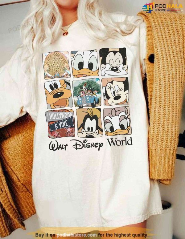 Vintage Walt Disney World Shirt, Classic Mickey and Friends, Disney Family Shirt