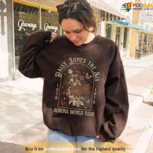 Wildflower Aurora Concert Shirt Boho Daisy Jones Merch The Six Band Tshirt