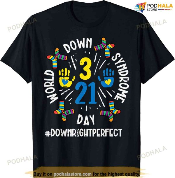 World Down Syndrome Day 321 Awareness Support Men Women Kids T-shirt