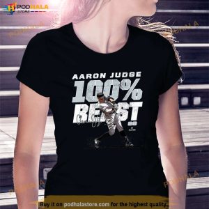 100 Percent Beast Aaron Judge New York Mlbpa Shirt Gifts For Yankees Fans 3