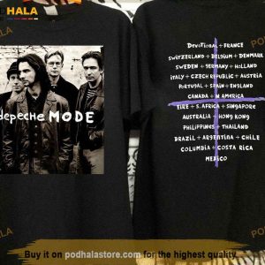 1993 Depeche Mode Faith Devotional World Tour Concert 90s Shirt