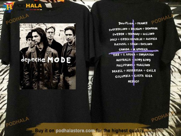 1993 Depeche Mode Faith Devotional World Tour Concert 90s Shirt